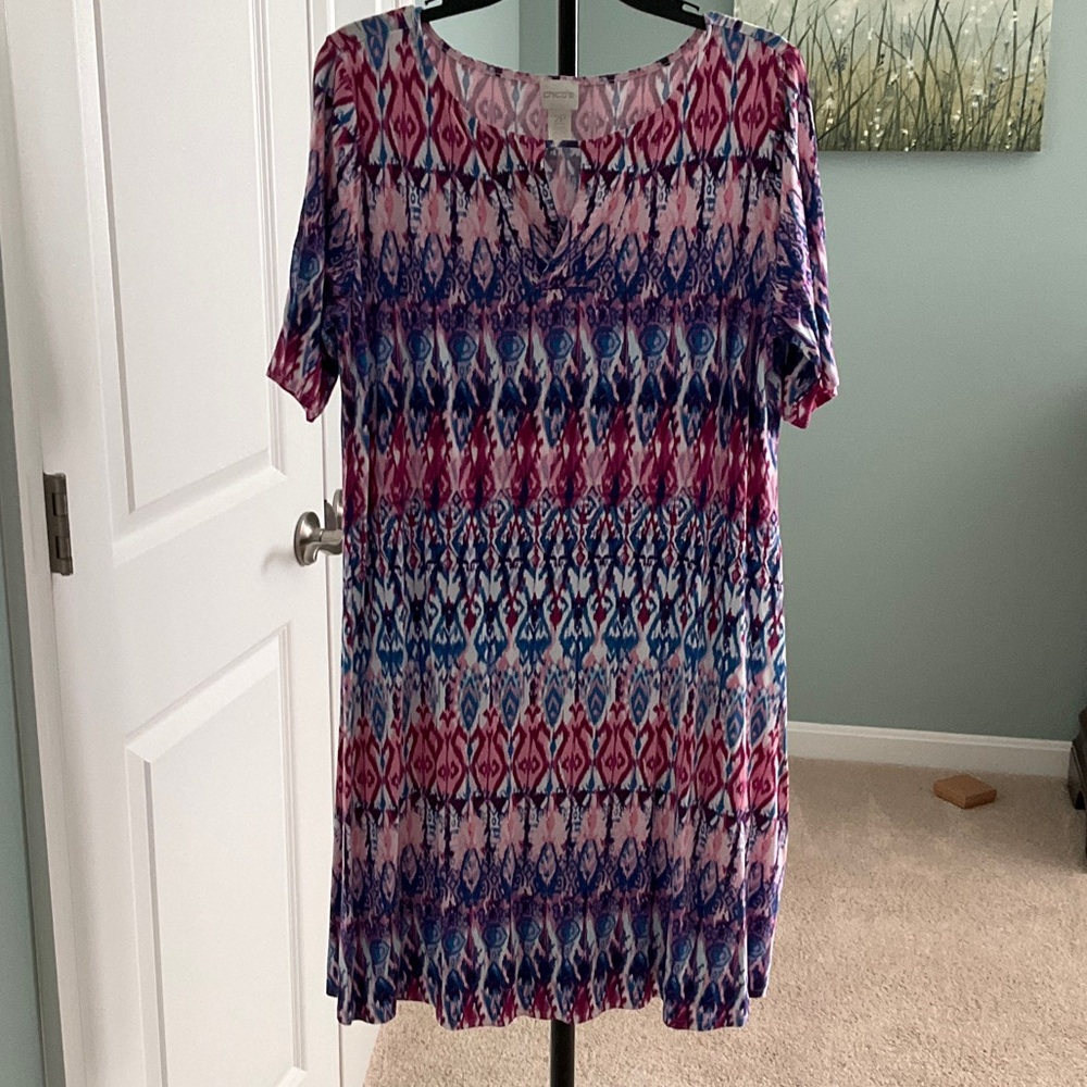 Chico's Multicolor Patterned Dress